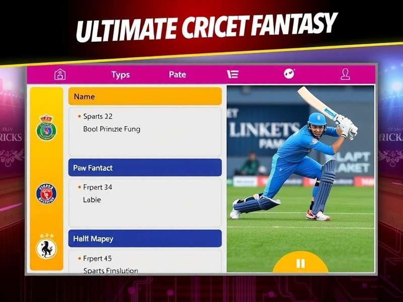 Ultimate Cricket Fantasy Game Screenshot